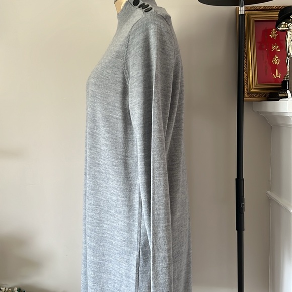 Sezane Jaelle Dress in Heather Gray - Picture 4 of 10